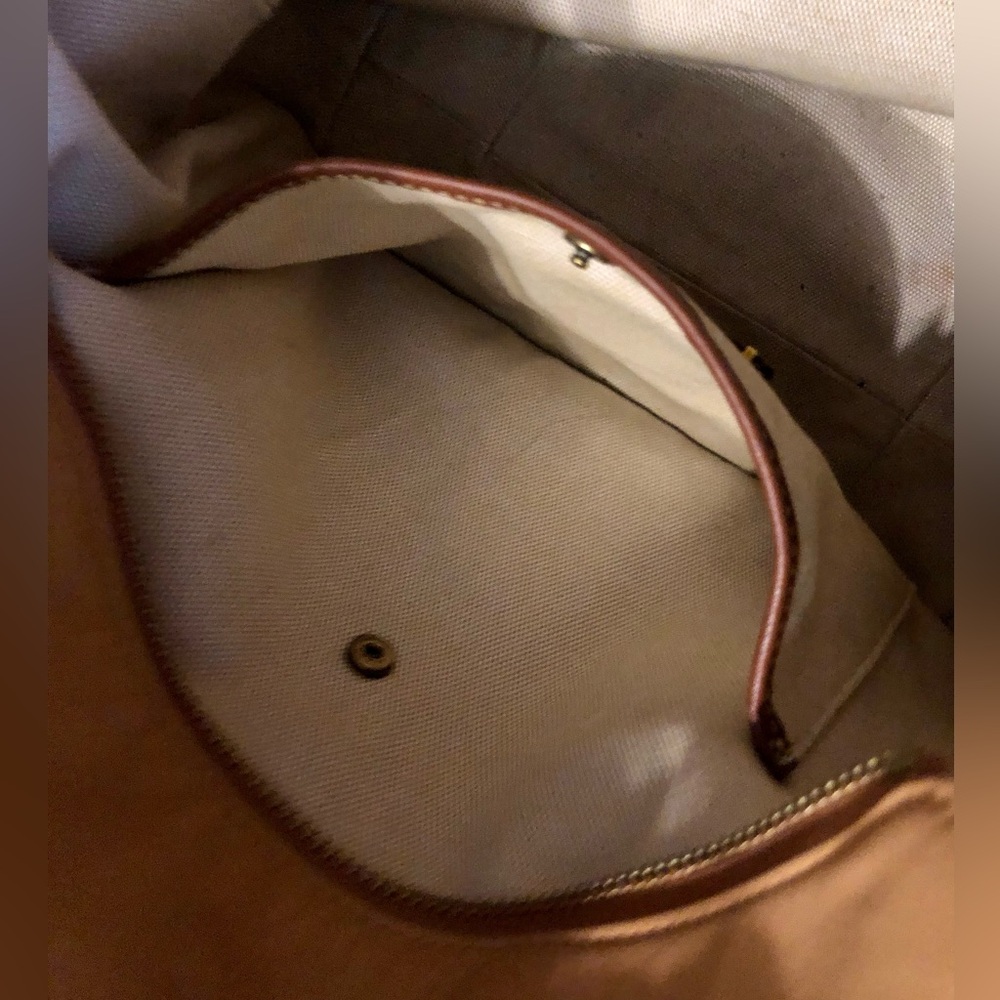 COACH Bea Colorblock Soft Leather Tote Bag - Picture 12 of 13